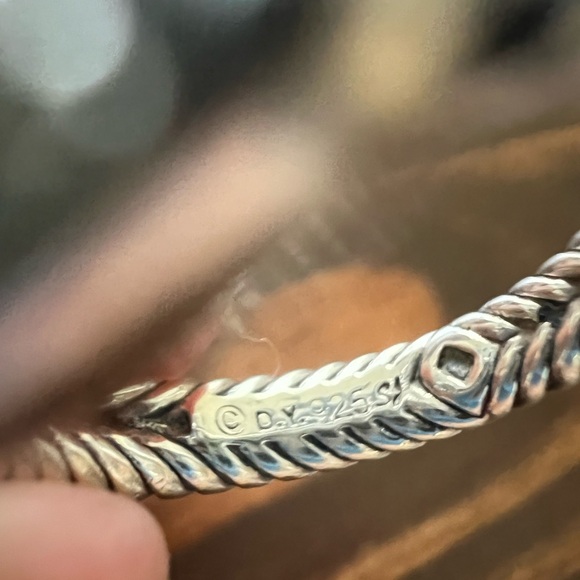 David Yurman Petite Albion Ring in Prasiolite. Size 6 - Picture 3 of 5